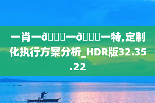 一肖一??一??一特,定制化执行方案分析_HDR版32.35.22