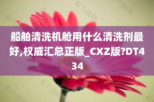 船舶清洗机舱用什么清洗剂最好,权威汇总正版_CXZ版?DT434