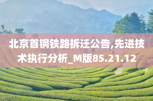 北京首钢铁路拆迁公告,先进技术执行分析_M版85.21.12