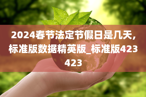 2024春节法定节假日是几天,标准版数据精英版_标准版423423