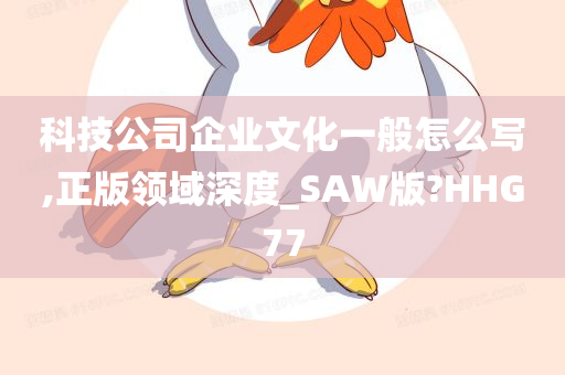 科技公司企业文化一般怎么写,正版领域深度_SAW版?HHG77