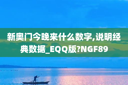 新奥门今晚来什么数字,说明经典数据_EQQ版?NGF89