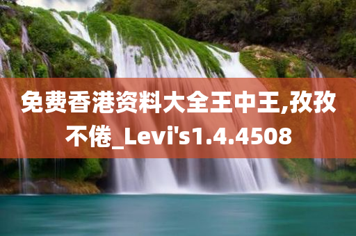 免费香港资料大全王中王,孜孜不倦_Levi's1.4.4508