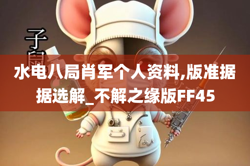 水电八局 肖军