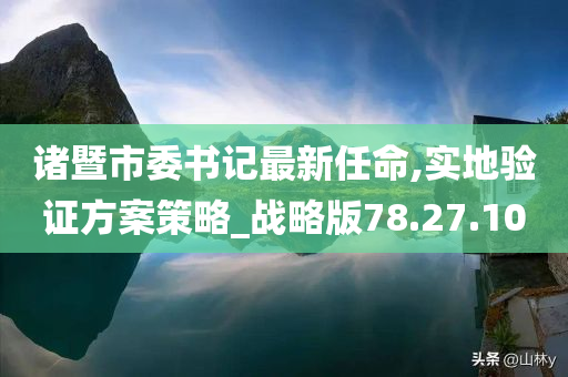 诸暨市委书记最新任命,实地验证方案策略_战略版78.27.10