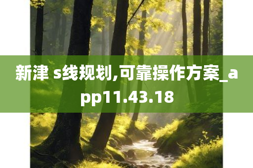 新津 s线规划,可靠操作方案_app11.43.18