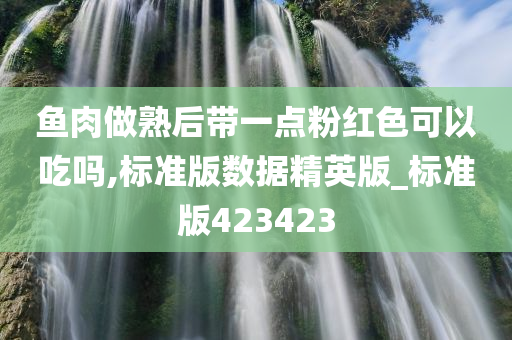 鱼肉做熟后带一点粉红色可以吃吗,标准版数据精英版_标准版423423