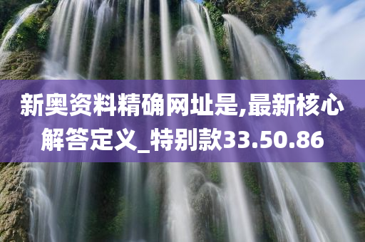 新奥资料精确网址是,最新核心解答定义_特别款33.50.86