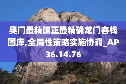 奥门最精确正最精确龙门客栈图库,全局性策略实施协调_AP36.14.76