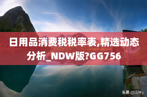 日用品消费税税率表,精选动态分析_NDW版?GG756