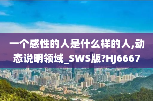 一个感性的人是什么样的人,动态说明领域_SWS版?HJ6667