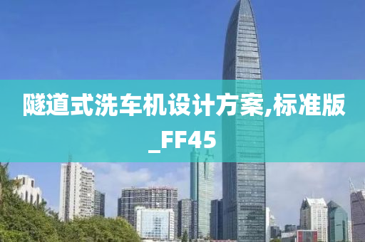 隧道式洗车机设计方案,标准版_FF45