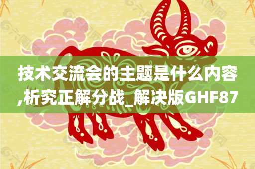 技术交流会的主题是什么内容,析究正解分战_解决版GHF87