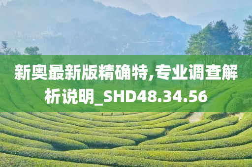新奥最新版精确特,专业调查解析说明_SHD48.34.56