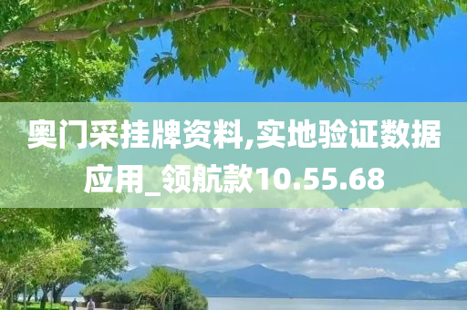 奥门采挂牌资料,实地验证数据应用_领航款10.55.68