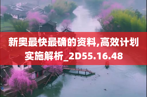 新奥最快最确的资料,高效计划实施解析_2D55.16.48