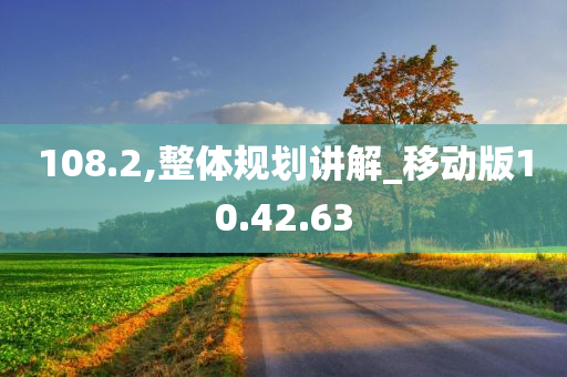 108.2,整体规划讲解_移动版10.42.63