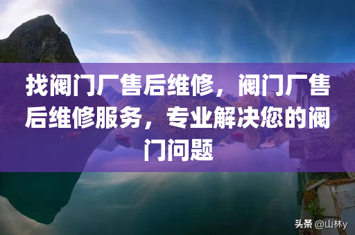 找阀门厂售后维修，阀门厂售后维修服务，专业解决您的阀门问题