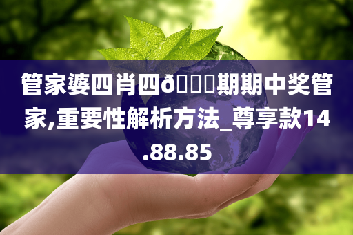 管家婆四肖四??期期中奖管家,重要性解析方法_尊享款14.88.85