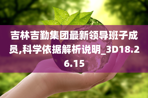 吉林吉勤集团最新领导班子成员,科学依据解析说明_3D18.26.15