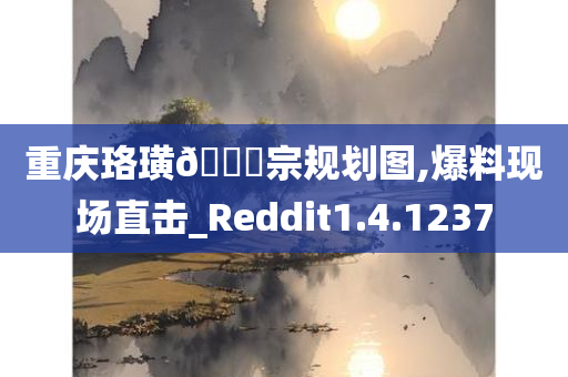 重庆珞璜??宗规划图,爆料现场直击_Reddit1.4.1237