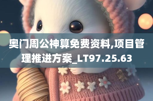 奥门周公神算免费资料,项目管理推进方案_LT97.25.63