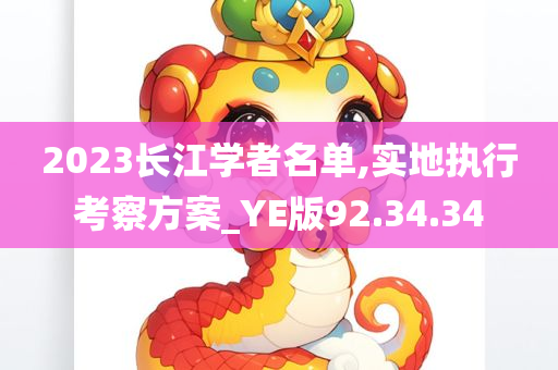 2023长江学者名单,实地执行考察方案_YE版92.34.34