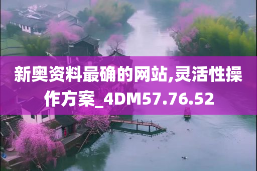 新奥资料最确的网站,灵活性操作方案_4DM57.76.52