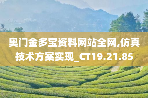 奥门金多宝资料网站全网,仿真技术方案实现_CT19.21.85