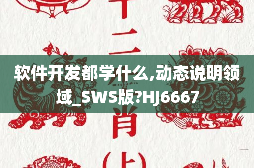 软件开发都学什么,动态说明领域_SWS版?HJ6667