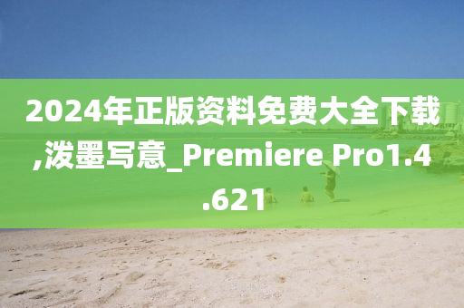 2024年正版资料免费大全下载,泼墨写意_Premiere Pro1.4.621