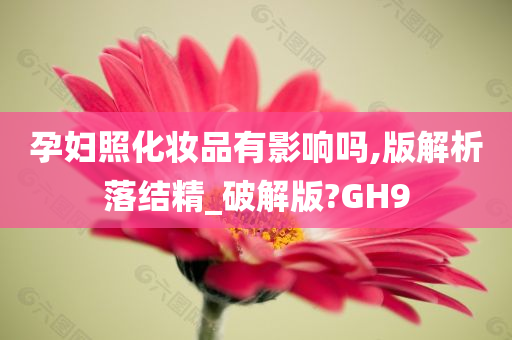 孕妇照化妆品有影响吗,版解析落结精_破解版?GH9