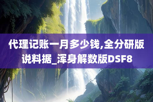 代理记账一月多少钱,全分研版说料据_浑身解数版DSF8