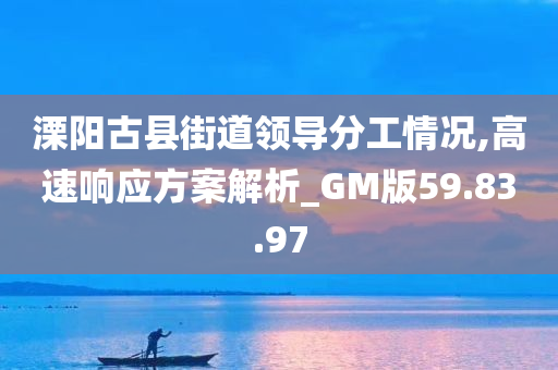 溧阳古县街道领导分工情况,高速响应方案解析_GM版59.83.97