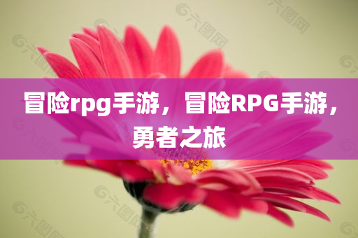冒险rpg手游，冒险RPG手游，勇者之旅
