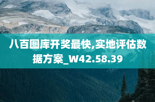八百图库开奖最快,实地评估数据方案_W42.58.39