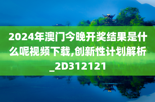 2024年澳门今晚开奖结果是什么呢视频下载,创新性计划解析_2D312121