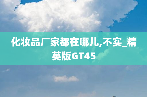 化妆品厂家都在哪儿,不实_精英版GT45