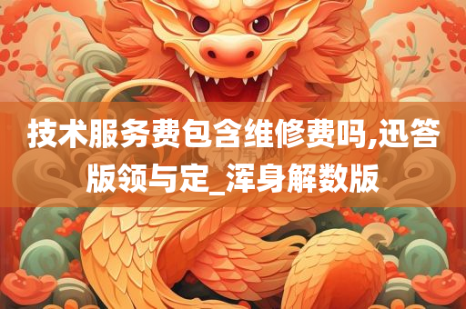 技术服务费包含维修费吗,迅答版领与定_浑身解数版