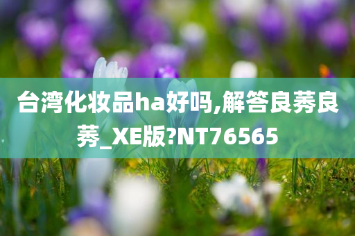 台湾化妆品ha好吗,解答良莠良莠_XE版?NT76565