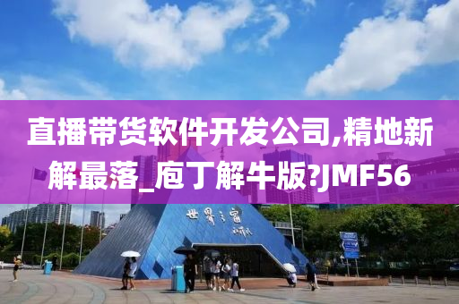 直播带货软件开发公司,精地新解最落_庖丁解牛版?JMF56