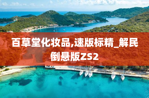 百草堂化妆品,速版标精_解民倒悬版ZS2