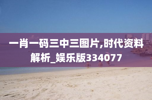 一肖一码三中三图片,时代资料解析_娱乐版334077