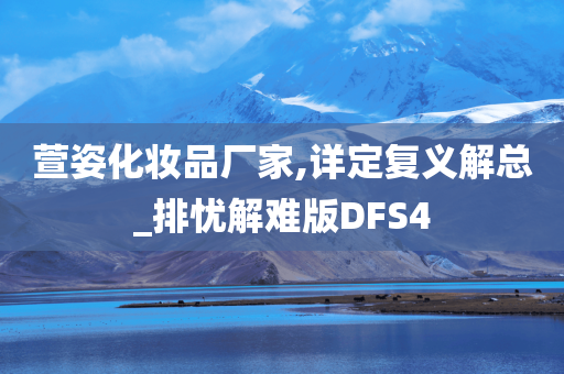 萱姿化妆品厂家,详定复义解总_排忧解难版DFS4