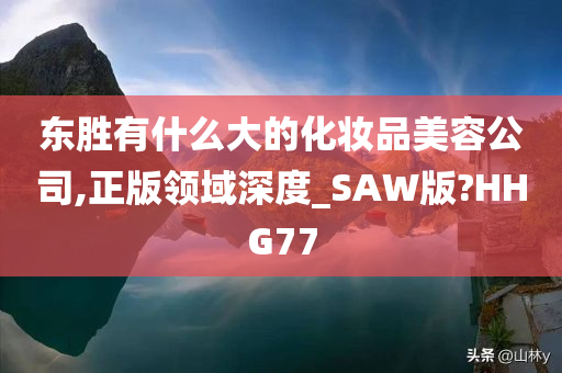 东胜有什么大的化妆品美容公司,正版领域深度_SAW版?HHG77