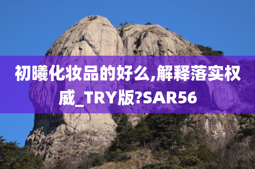 初曦化妆品的好么,解释落实权威_TRY版?SAR56
