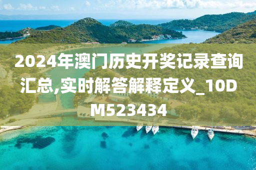 2024年澳门历史开奖记录查询汇总,实时解答解释定义_10DM523434