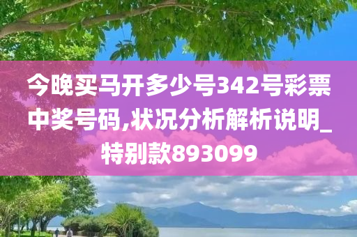 今晚买马开多少号342号彩票中奖号码,状况分析解析说明_特别款893099