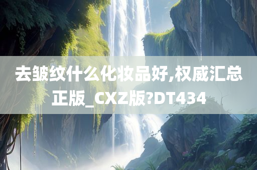 去皱纹什么化妆品好,权威汇总正版_CXZ版?DT434