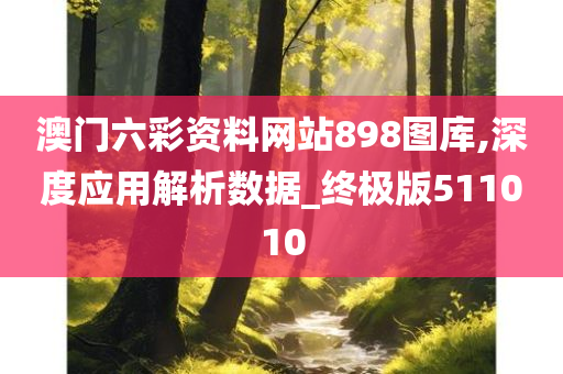 澳门六彩资料网站898图库,深度应用解析数据_终极版511010